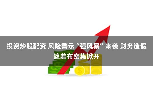 投资炒股配资 风险警示“强风暴”来袭 财务造假遮羞布密集掀开