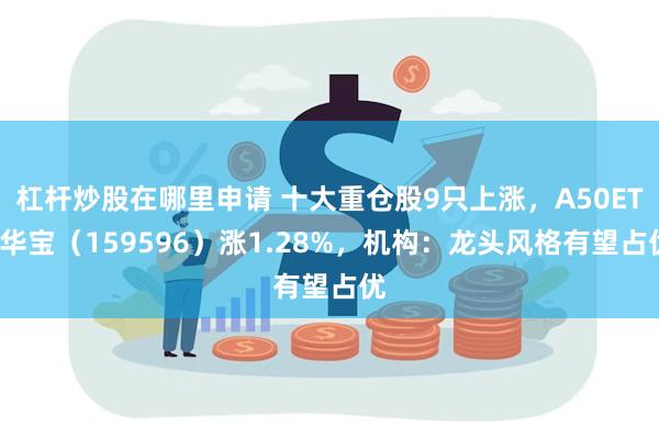 杠杆炒股在哪里申请 十大重仓股9只上涨，A50ETF华宝（159596）涨1.28%，机构：龙头风格有望占优