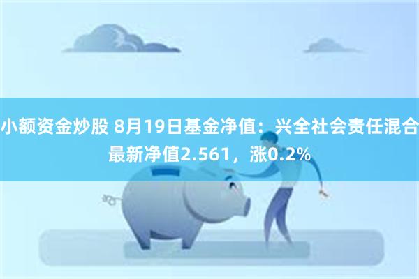 小额资金炒股 8月19日基金净值：兴全社会责任混合最新净值2.561，涨0.2%