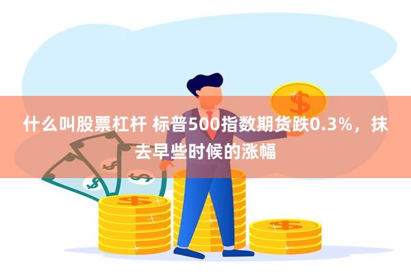 什么叫股票杠杆 标普500指数期货跌0.3%，抹去早些时候的涨幅