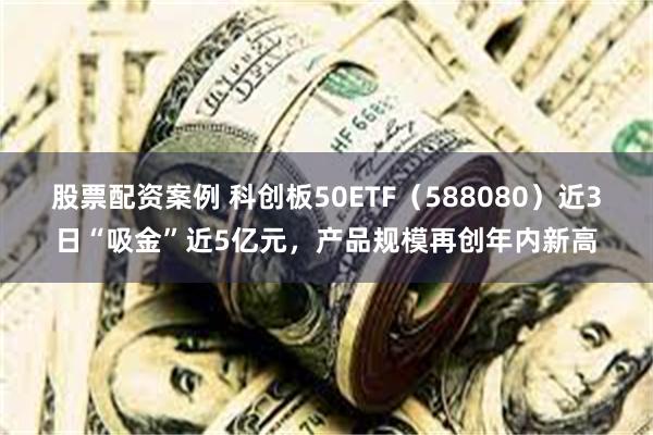 股票配资案例 科创板50ETF（588080）近3日“吸金”近5亿元，产品规模再创年内新高
